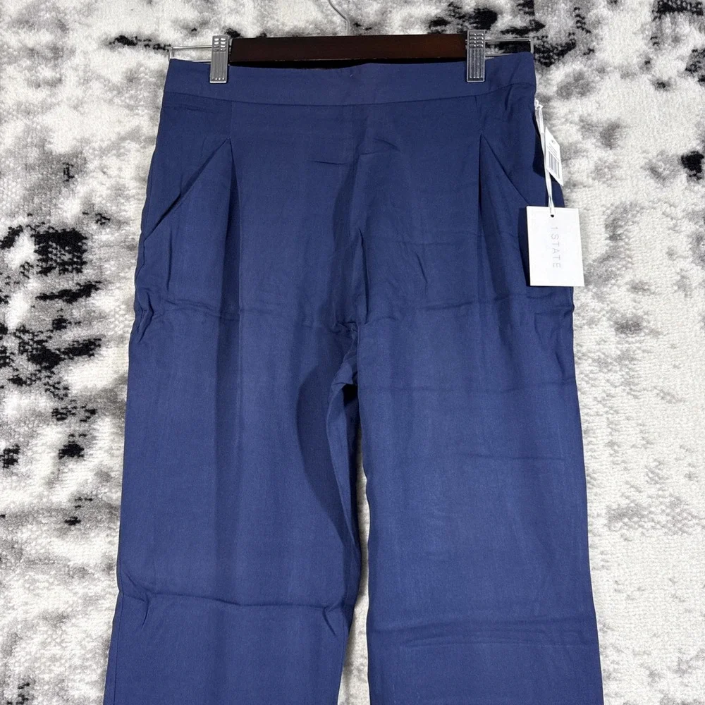New 1.‎ State Pants Womens Size Extra Small Navy Blue Straight Leg